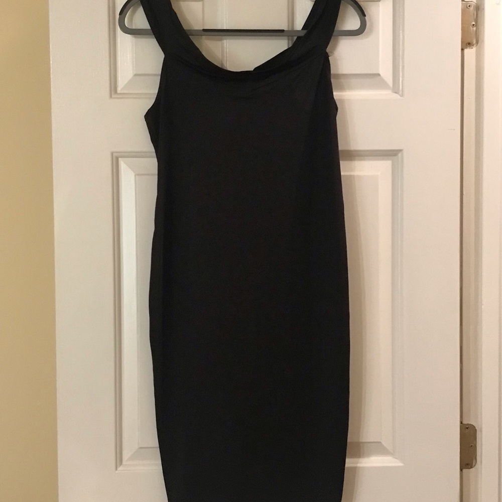 Women’s black cocktail dress
